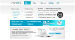 Desktop Screenshot of intercore.cz